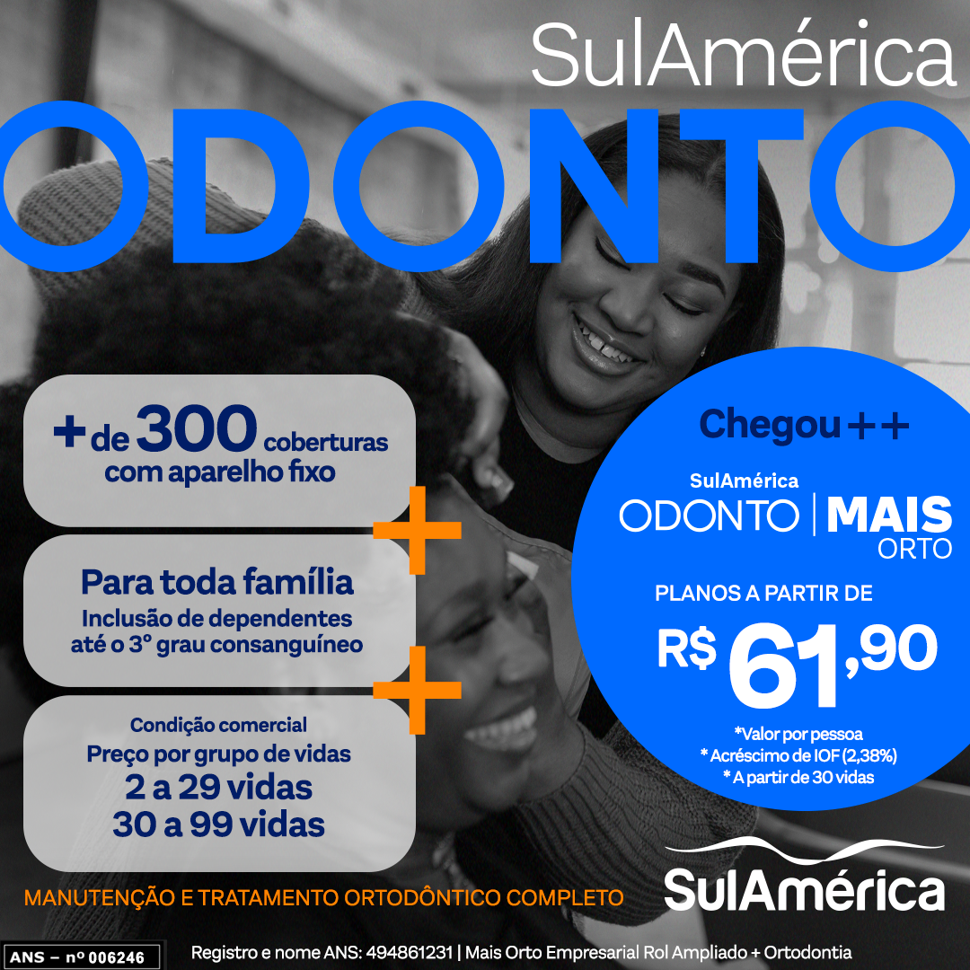 Sulamerica Odontológico Mais Orto empresarial